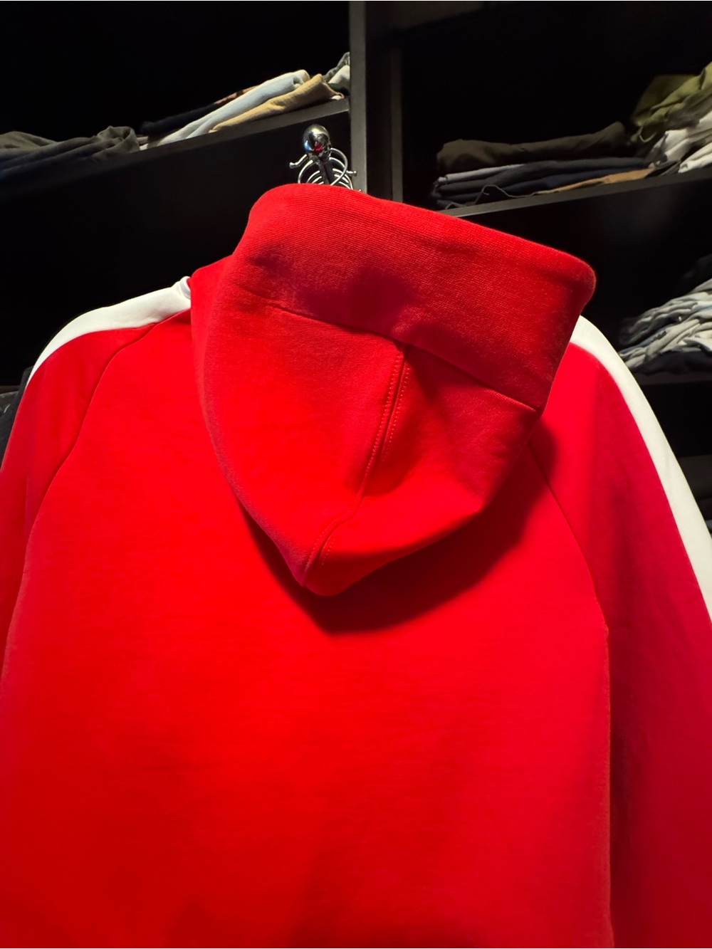Coperni Red and White Cutout Hoodie - Picture 8 of 10